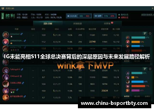 IG未能亮相S11全球总决赛背后的深层原因与未来发展路径解析